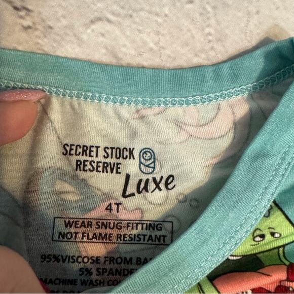 Secret Stock Reserve Luxe Little Mermaid Bamboo Pajama Set - Picture 2 of 2